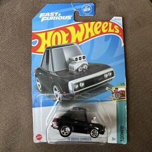 Hot Wheels '70 Dodge Charger Fast & Furious 1:64 Diecast Black Car 2023